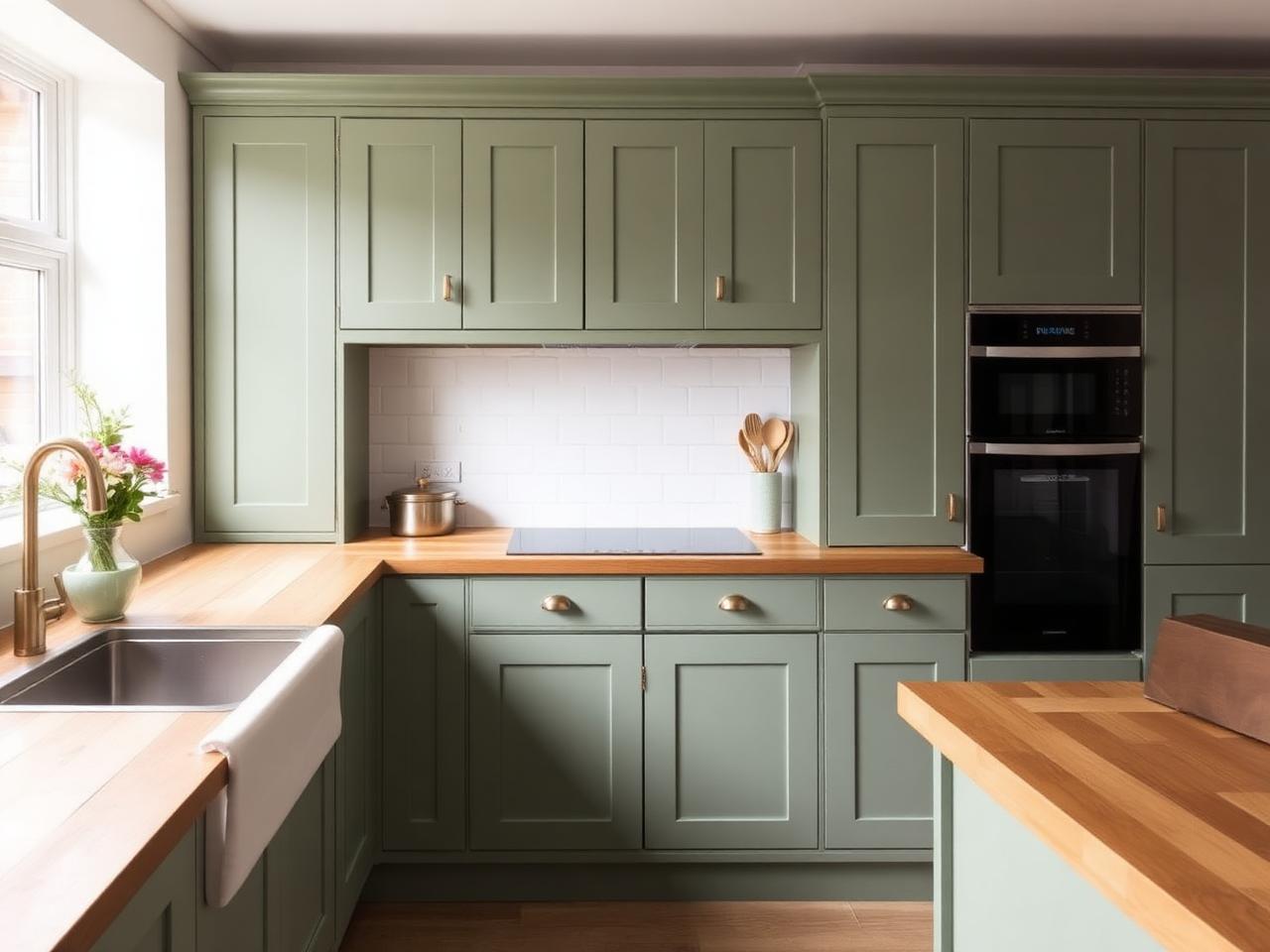 Shaker Kitchen fitted by Greenbank Joinery in Allerton, Liverpool