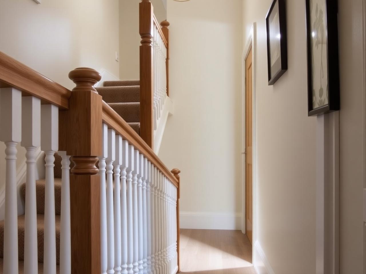 Oak Staircase fitted by Greenbank Joinery in Childwall